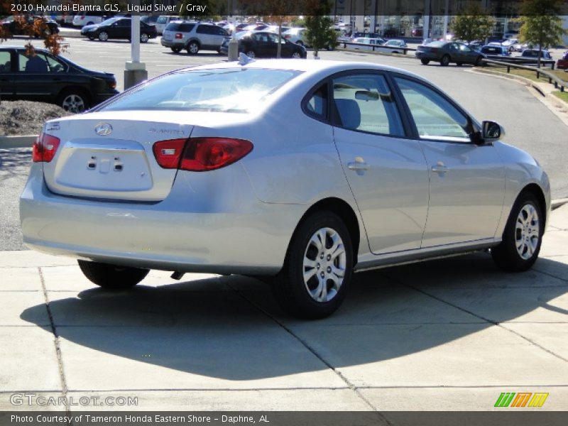 Liquid Silver / Gray 2010 Hyundai Elantra GLS
