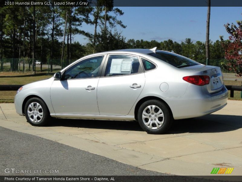 Liquid Silver / Gray 2010 Hyundai Elantra GLS
