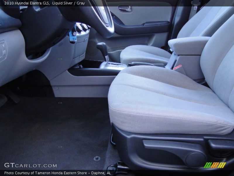 Liquid Silver / Gray 2010 Hyundai Elantra GLS