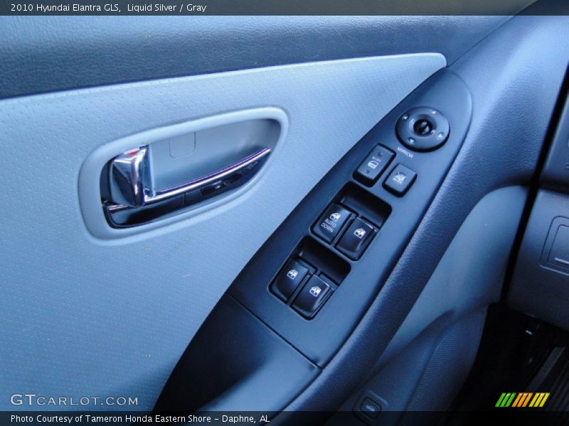 Liquid Silver / Gray 2010 Hyundai Elantra GLS
