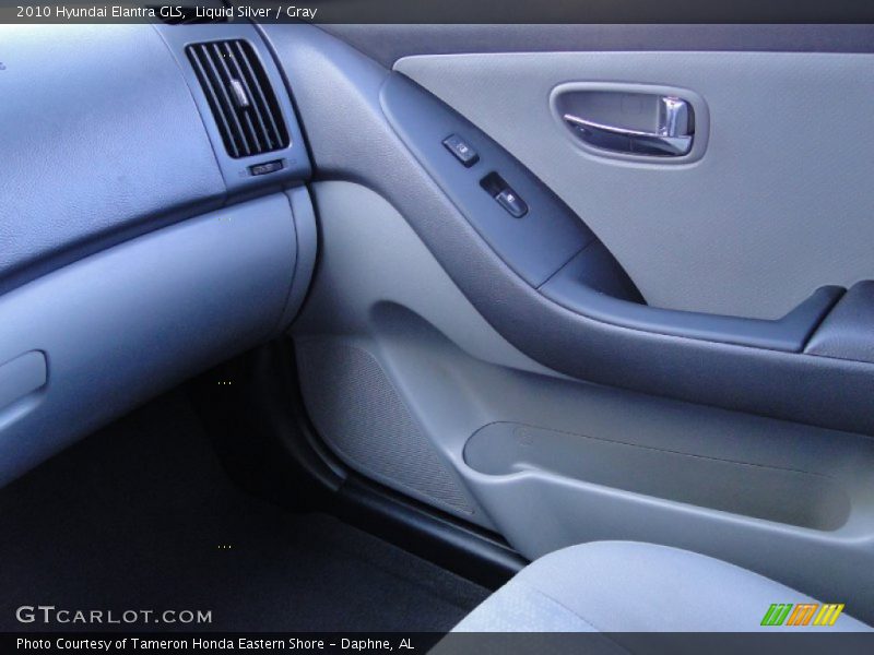 Liquid Silver / Gray 2010 Hyundai Elantra GLS