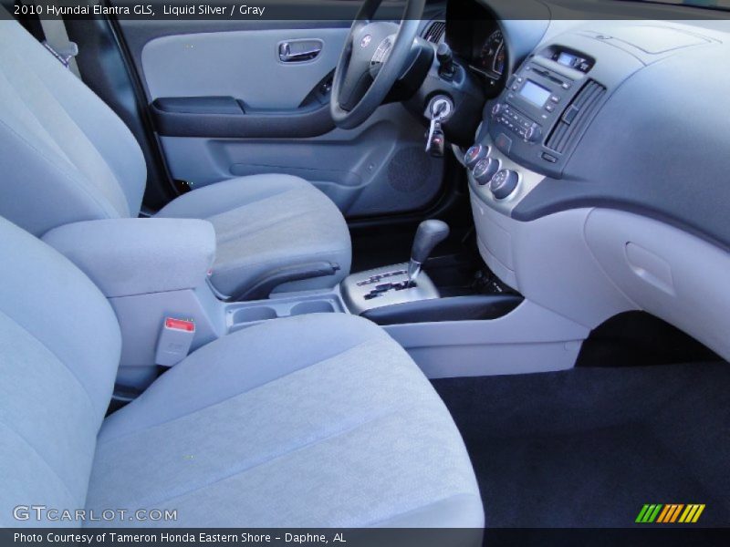 Liquid Silver / Gray 2010 Hyundai Elantra GLS