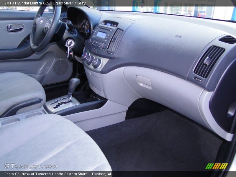 Liquid Silver / Gray 2010 Hyundai Elantra GLS