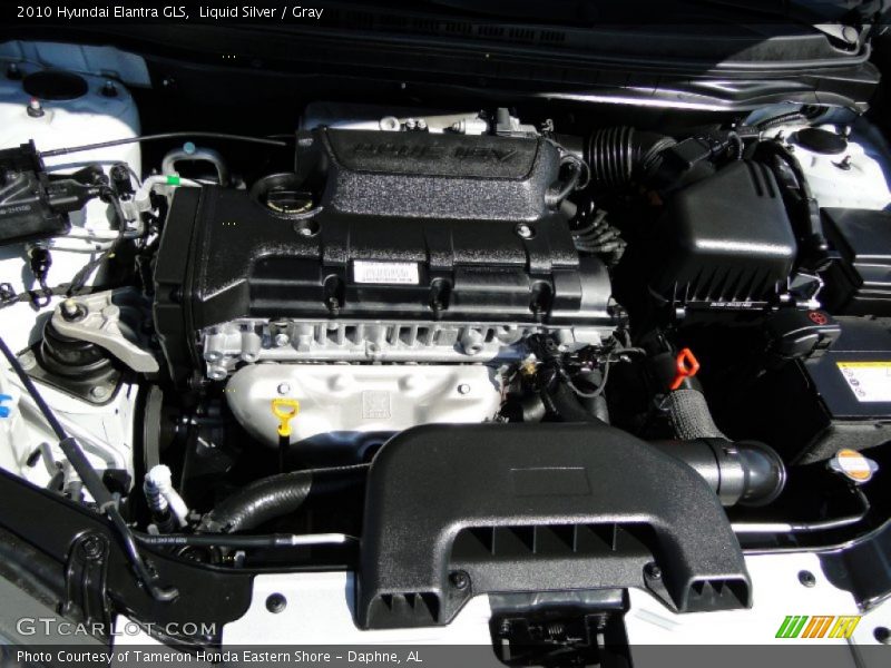Liquid Silver / Gray 2010 Hyundai Elantra GLS