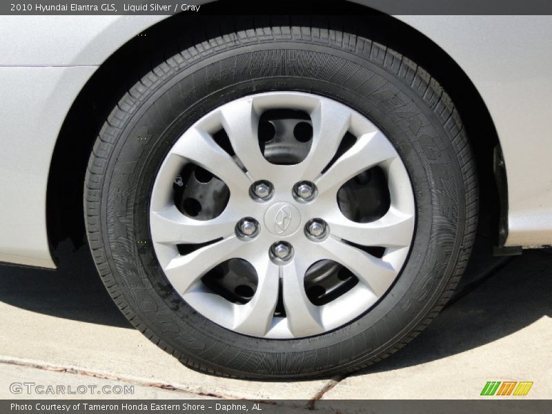 Liquid Silver / Gray 2010 Hyundai Elantra GLS