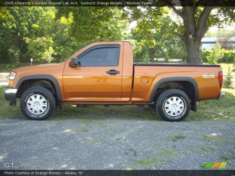  2006 Colorado Regular Cab 4x4 Sunburst Orange Metallic