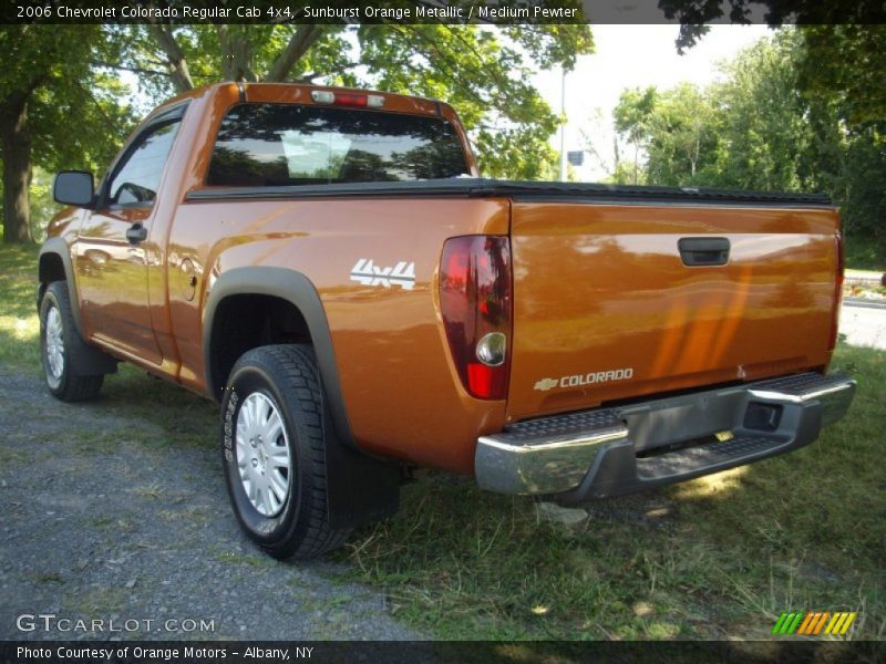  2006 Colorado Regular Cab 4x4 Sunburst Orange Metallic