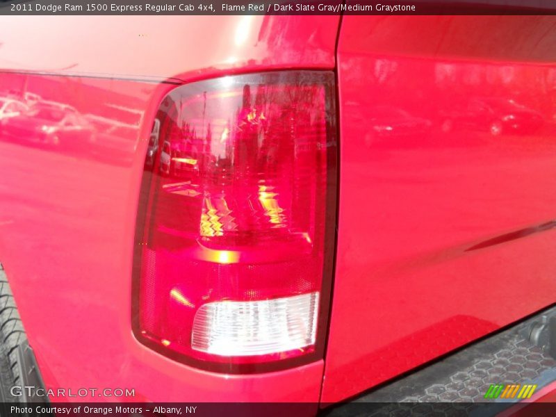 Flame Red / Dark Slate Gray/Medium Graystone 2011 Dodge Ram 1500 Express Regular Cab 4x4