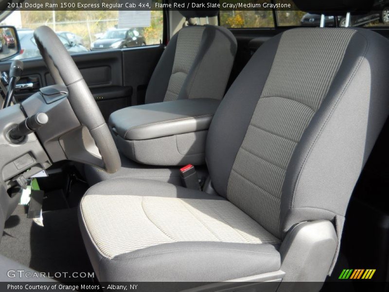 Flame Red / Dark Slate Gray/Medium Graystone 2011 Dodge Ram 1500 Express Regular Cab 4x4