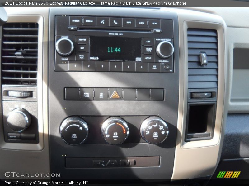 Controls of 2011 Ram 1500 Express Regular Cab 4x4