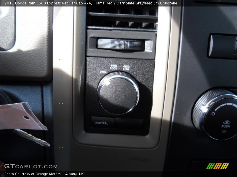 Flame Red / Dark Slate Gray/Medium Graystone 2011 Dodge Ram 1500 Express Regular Cab 4x4