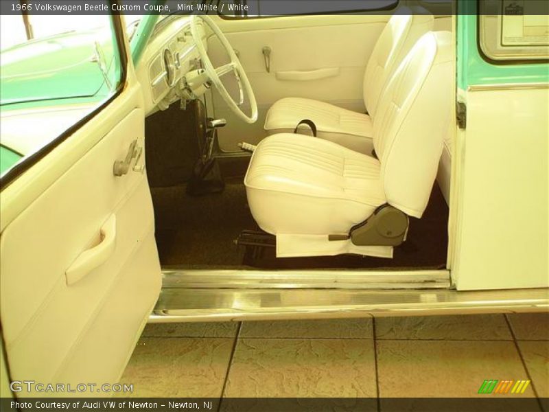  1966 Beetle Custom Coupe White Interior