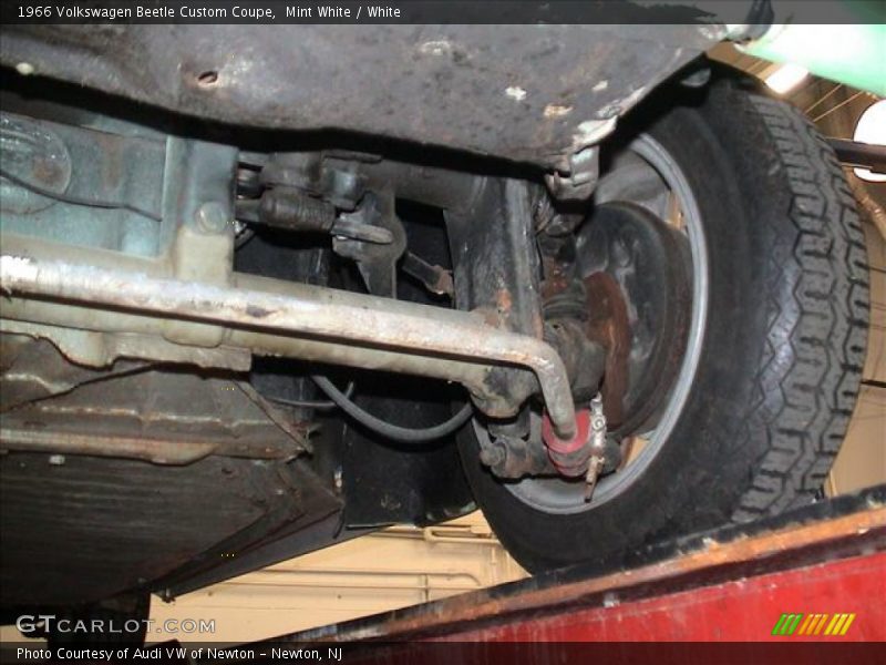 Undercarriage of 1966 Beetle Custom Coupe