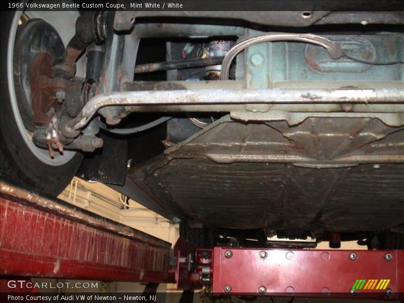 Mint White / White 1966 Volkswagen Beetle Custom Coupe