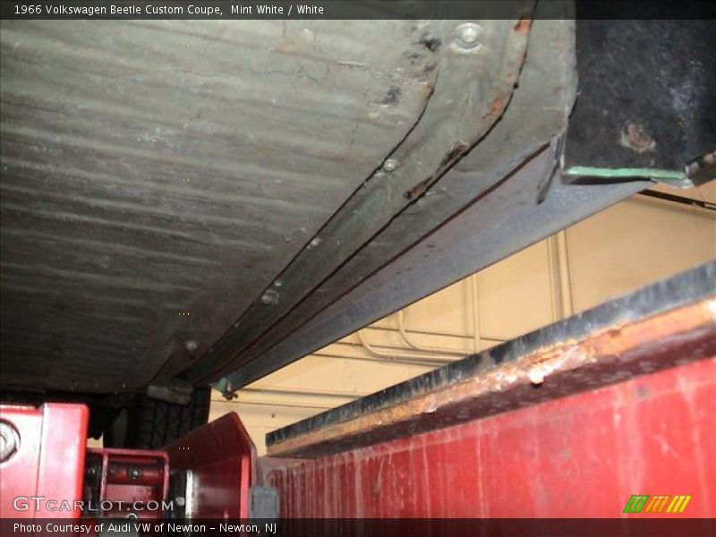 Mint White / White 1966 Volkswagen Beetle Custom Coupe