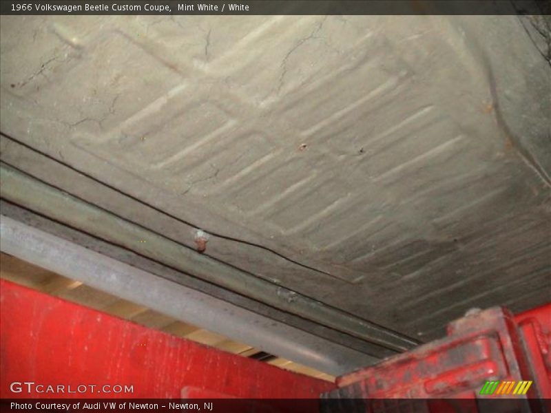 Mint White / White 1966 Volkswagen Beetle Custom Coupe