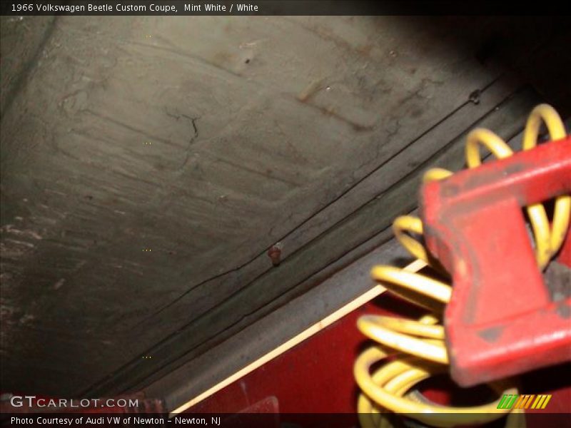 Mint White / White 1966 Volkswagen Beetle Custom Coupe