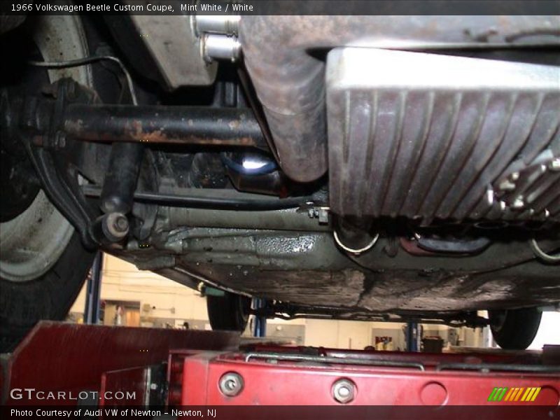 Mint White / White 1966 Volkswagen Beetle Custom Coupe