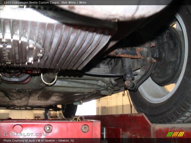 Mint White / White 1966 Volkswagen Beetle Custom Coupe