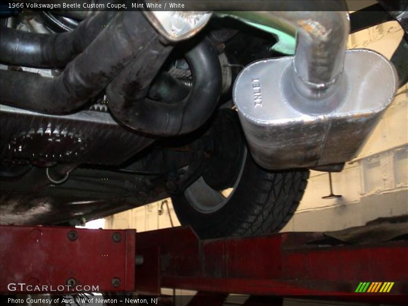 Mint White / White 1966 Volkswagen Beetle Custom Coupe