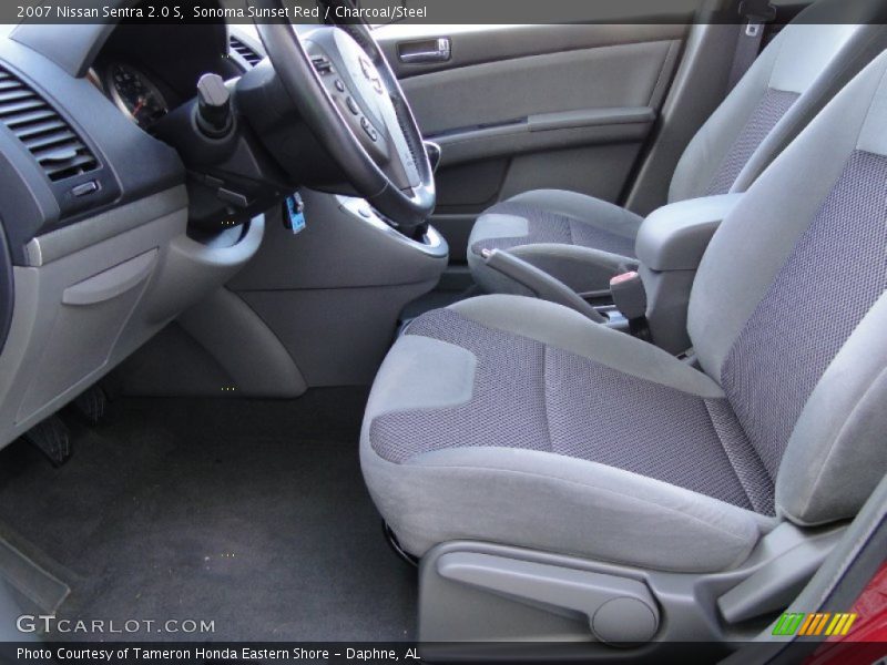 Sonoma Sunset Red / Charcoal/Steel 2007 Nissan Sentra 2.0 S