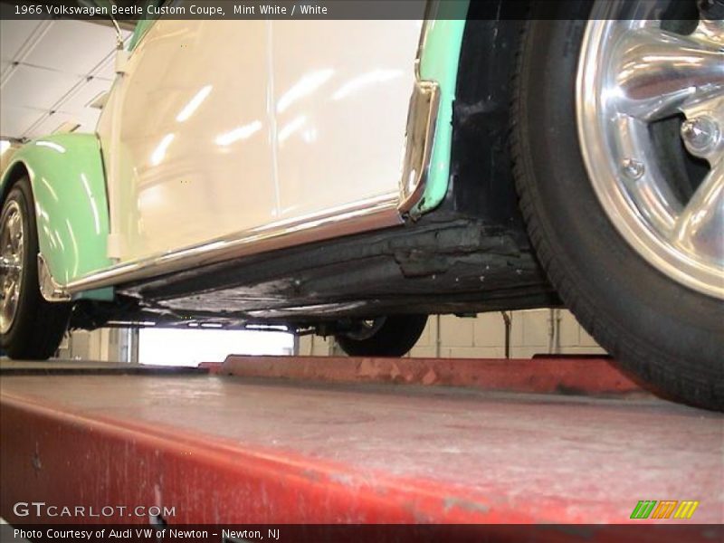 Mint White / White 1966 Volkswagen Beetle Custom Coupe