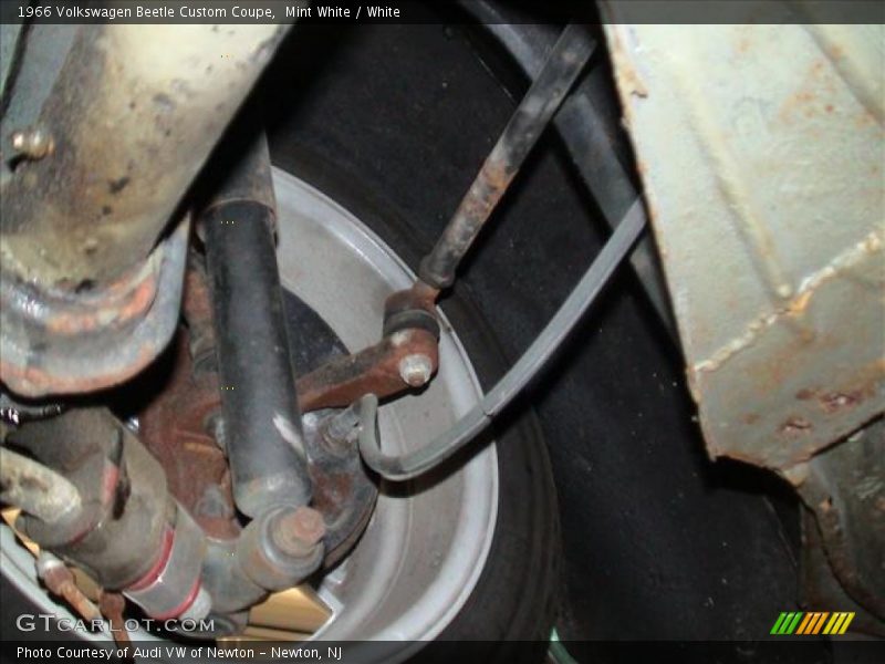 Mint White / White 1966 Volkswagen Beetle Custom Coupe