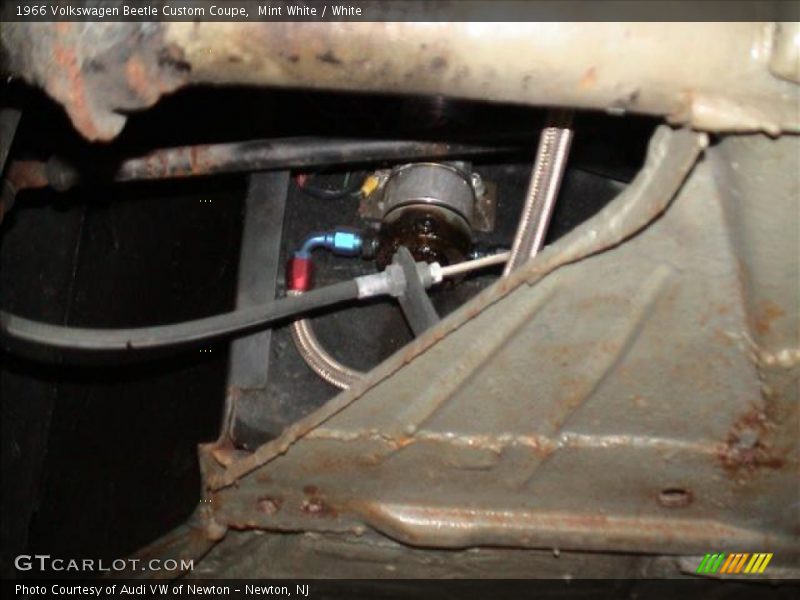 Mint White / White 1966 Volkswagen Beetle Custom Coupe