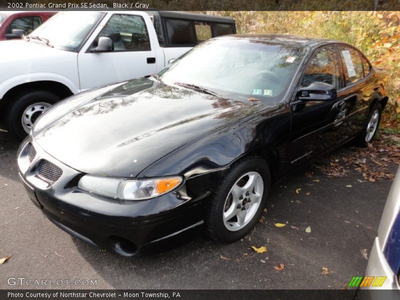 Black / Gray 2002 Pontiac Grand Prix SE Sedan
