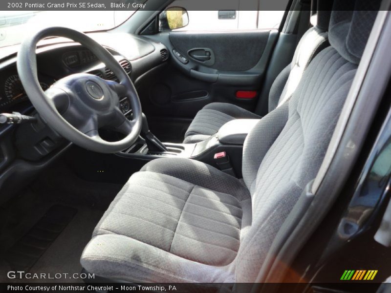 Black / Gray 2002 Pontiac Grand Prix SE Sedan