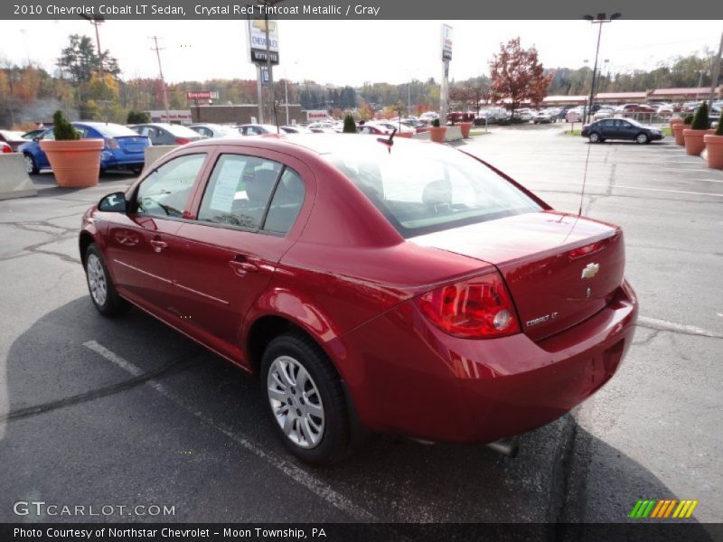 Crystal Red Tintcoat Metallic / Gray 2010 Chevrolet Cobalt LT Sedan