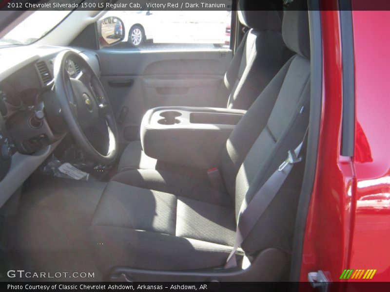 Victory Red / Dark Titanium 2012 Chevrolet Silverado 1500 LS Regular Cab