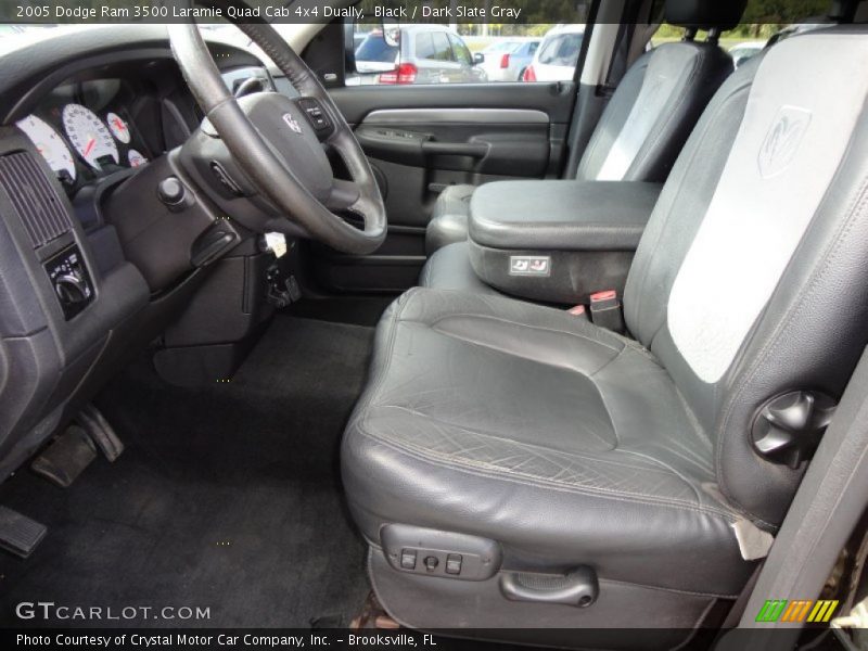 Black / Dark Slate Gray 2005 Dodge Ram 3500 Laramie Quad Cab 4x4 Dually