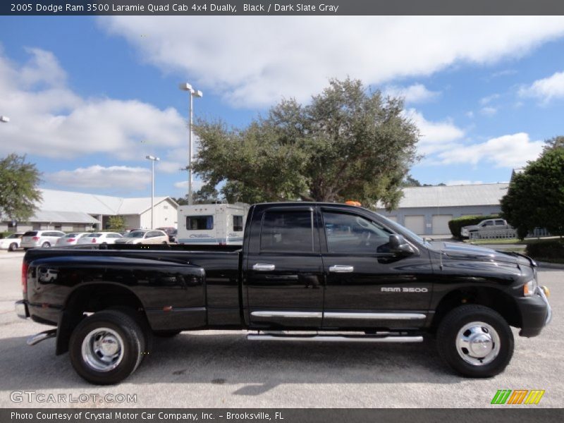 Black / Dark Slate Gray 2005 Dodge Ram 3500 Laramie Quad Cab 4x4 Dually