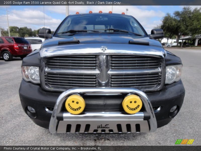 Black / Dark Slate Gray 2005 Dodge Ram 3500 Laramie Quad Cab 4x4 Dually