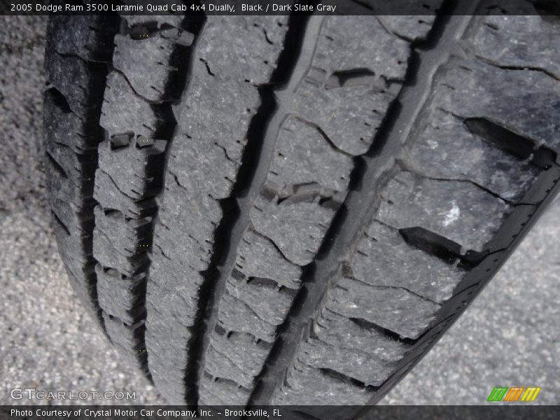 Black / Dark Slate Gray 2005 Dodge Ram 3500 Laramie Quad Cab 4x4 Dually