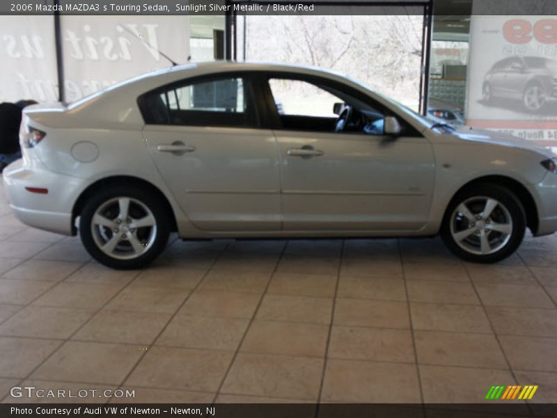Sunlight Silver Metallic / Black/Red 2006 Mazda MAZDA3 s Touring Sedan