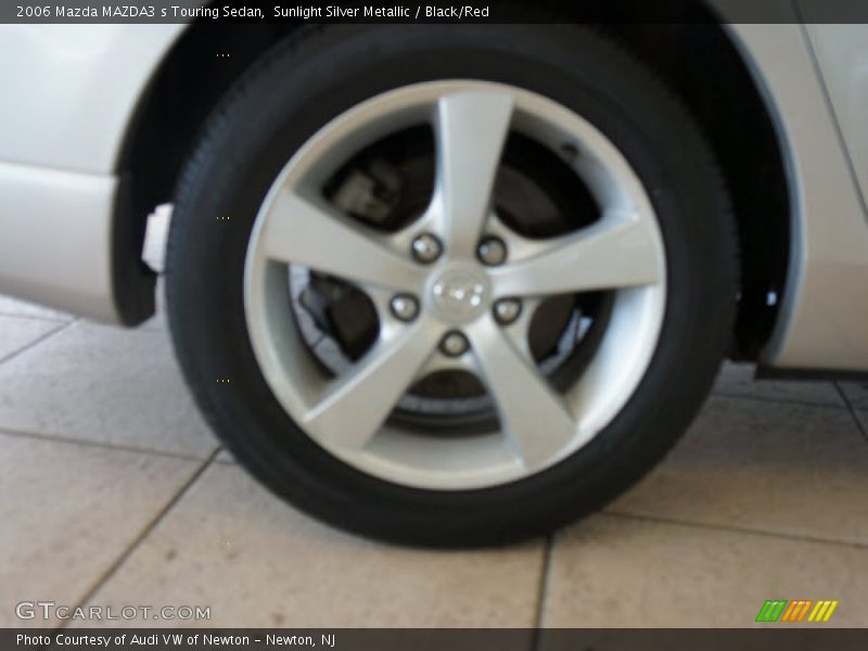 Sunlight Silver Metallic / Black/Red 2006 Mazda MAZDA3 s Touring Sedan