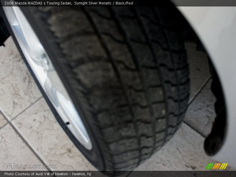 Sunlight Silver Metallic / Black/Red 2006 Mazda MAZDA3 s Touring Sedan