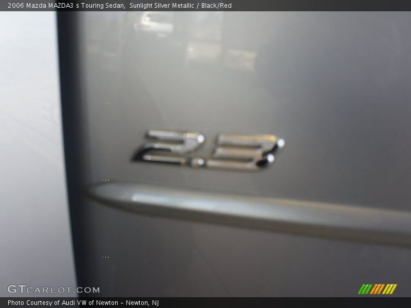 Sunlight Silver Metallic / Black/Red 2006 Mazda MAZDA3 s Touring Sedan