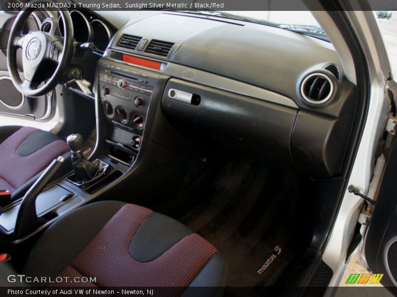 Sunlight Silver Metallic / Black/Red 2006 Mazda MAZDA3 s Touring Sedan