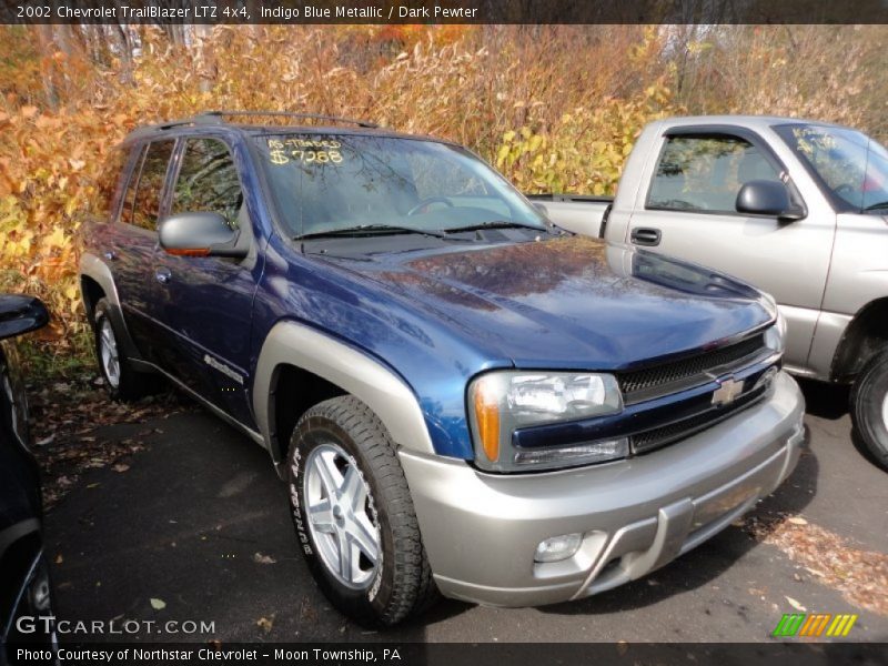 Indigo Blue Metallic / Dark Pewter 2002 Chevrolet TrailBlazer LTZ 4x4