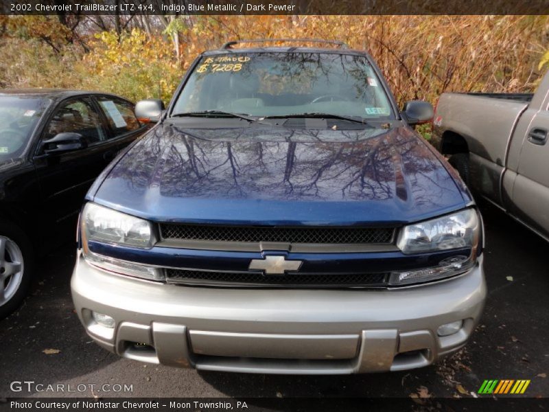 Indigo Blue Metallic / Dark Pewter 2002 Chevrolet TrailBlazer LTZ 4x4