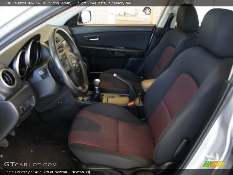  2006 MAZDA3 s Touring Sedan Black/Red Interior