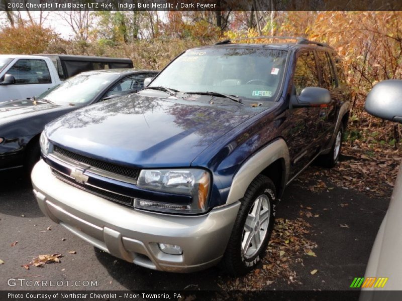Indigo Blue Metallic / Dark Pewter 2002 Chevrolet TrailBlazer LTZ 4x4