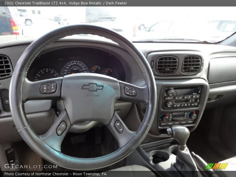 Indigo Blue Metallic / Dark Pewter 2002 Chevrolet TrailBlazer LTZ 4x4