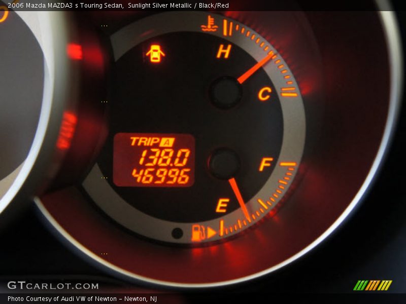 Sunlight Silver Metallic / Black/Red 2006 Mazda MAZDA3 s Touring Sedan