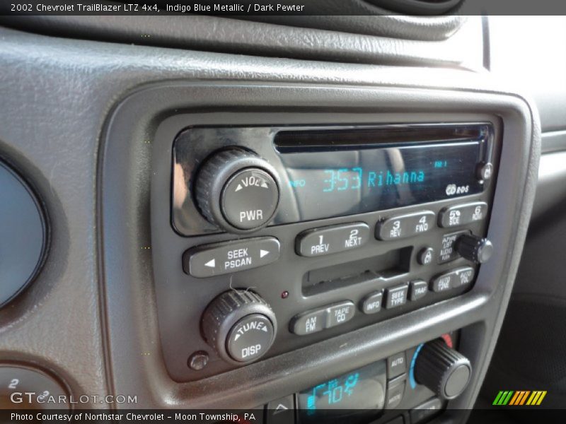Indigo Blue Metallic / Dark Pewter 2002 Chevrolet TrailBlazer LTZ 4x4