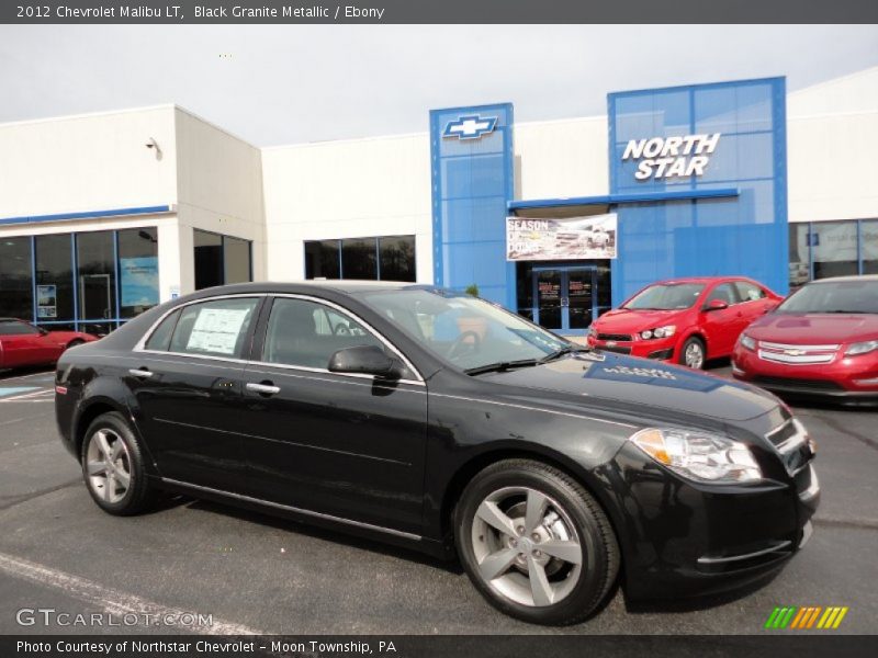 Black Granite Metallic / Ebony 2012 Chevrolet Malibu LT