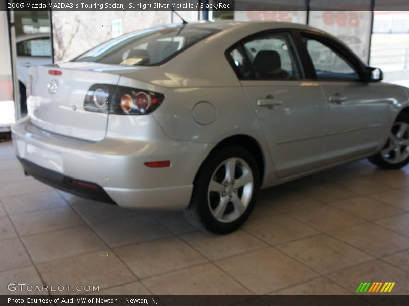 Sunlight Silver Metallic / Black/Red 2006 Mazda MAZDA3 s Touring Sedan